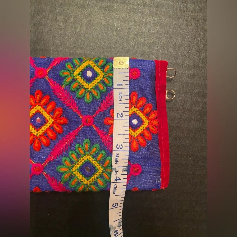 Embroidered Clutch Wallet Boho‎